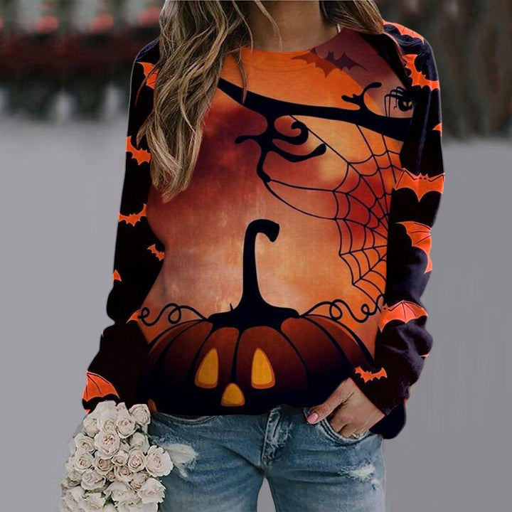 Women's Printed Long Sleeve T-shirt - Trendha