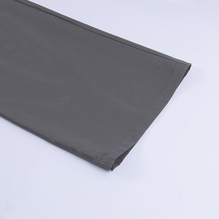 Knitted High Waist Contrast Color Loose Trousers