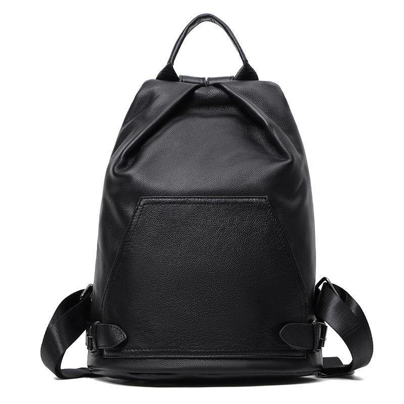Anti-theft Ladies Backpack Genuine Leather Travel Bag Top Layer Cowhide - Trendha