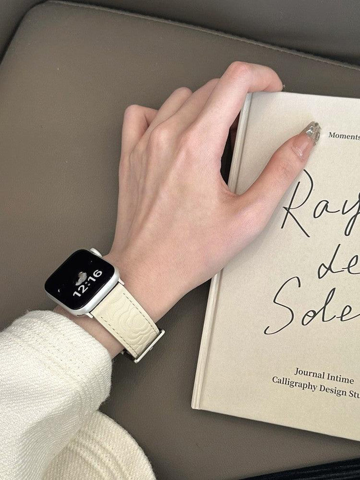 Camellia Genuine Leather Strap For Women - Trendha