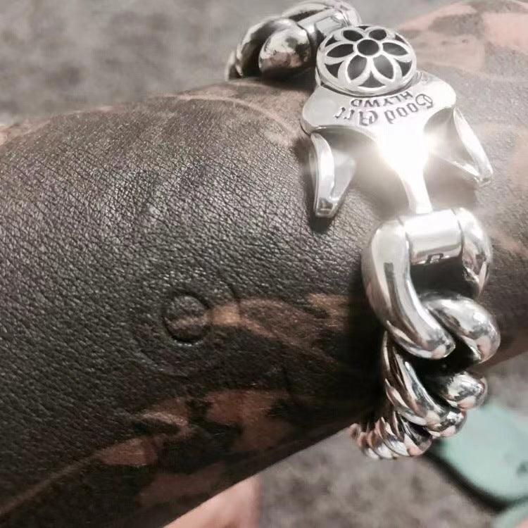 Cherry Blossom Men's Bracelet Retro Fashionable Punk - Trendha