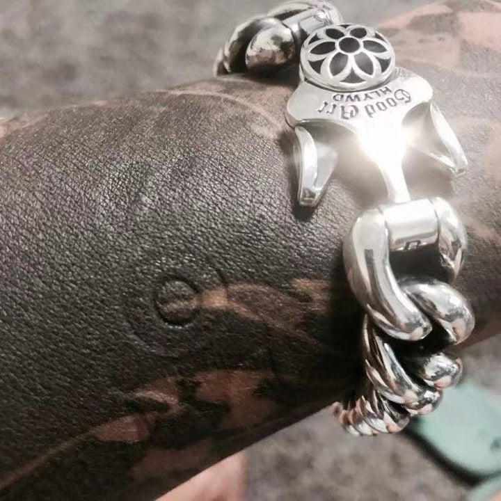 Cherry Blossom Men's Bracelet Retro Fashionable Punk - Trendha