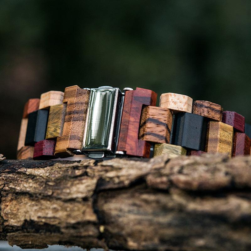 Creative Men's Wooden Quartz Watch - Trendha