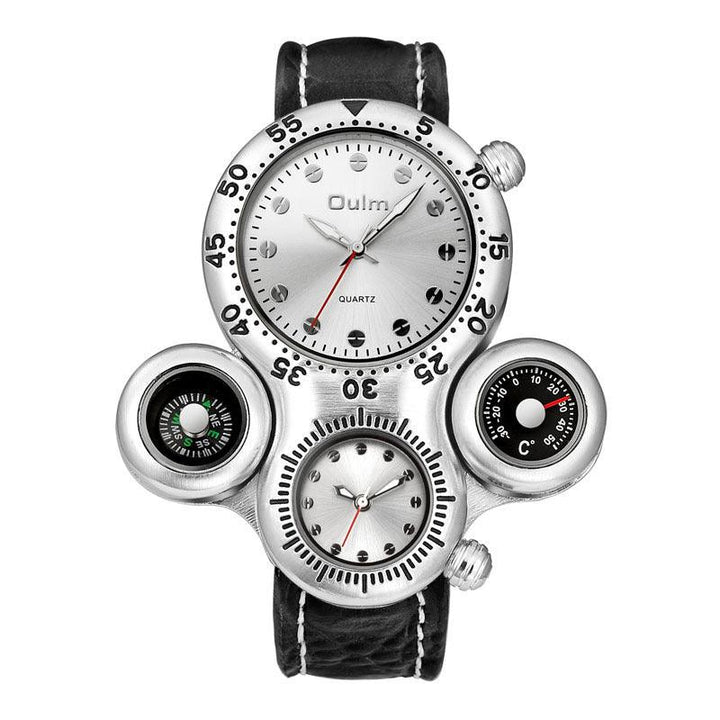 Dual Movement Outdoor Strap Quartz Watch - Trendha