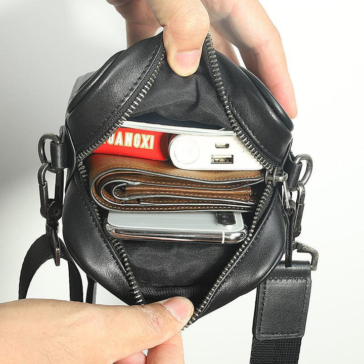 Fashion New Leather Men's Chest Bag - Trendha