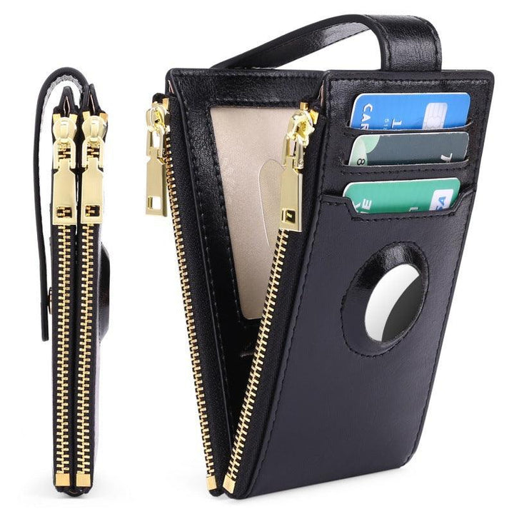 Fashion Vintage Leather Daily Zipper Card Bag - Trendha