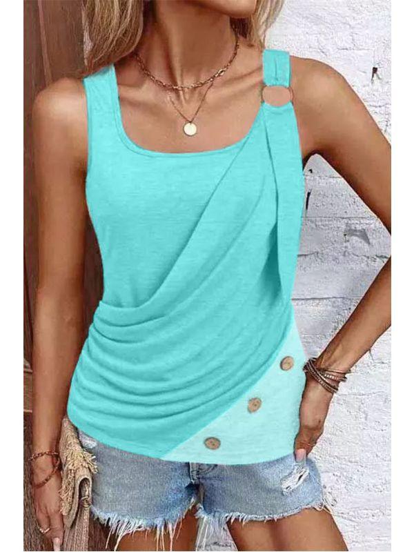 Fashion Women's Button Vest Camisole - Trendha