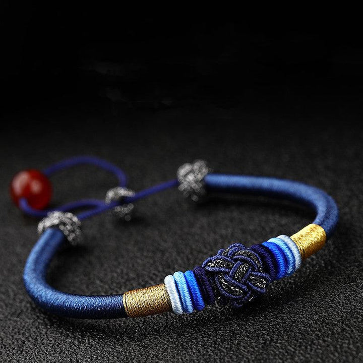 Hand Woven Bracelet Datura Knot Bracelet Male - Trendha