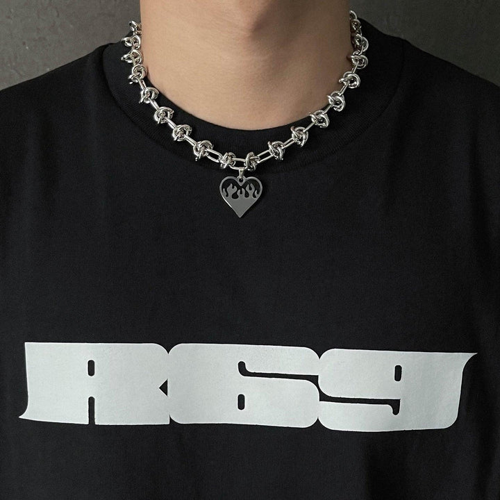 Hip Hop Dark Wind Collar Chain Male - Trendha