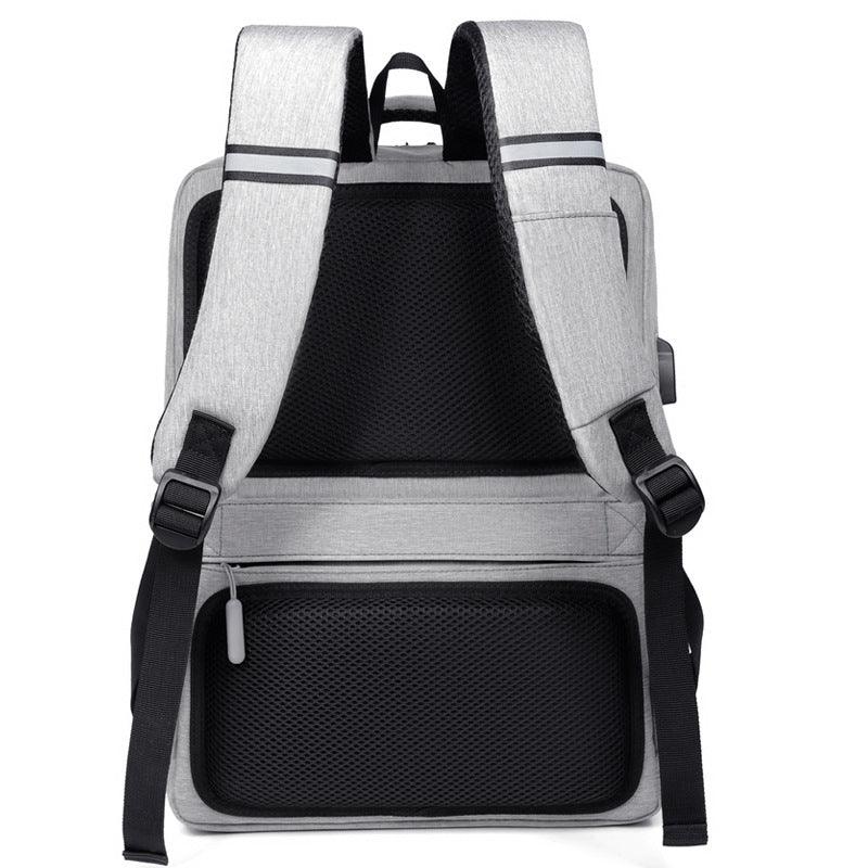 Laptop Backpack Computer Bagsolid Color Leisure - Trendha