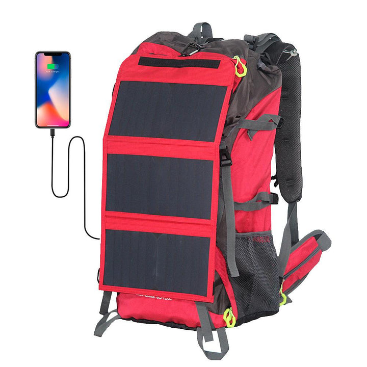Large Capacity 68L Solar Waterproof Mountaineering Bag - Trendha