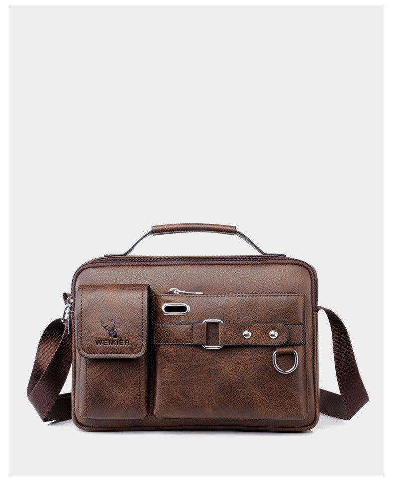 Men's Business Portable One Shoulder Messenger Bag - Trendha