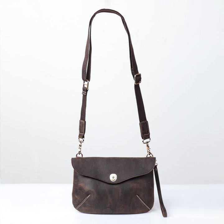 Men's Casual Retro Handmade Cowhide Bag - Trendha