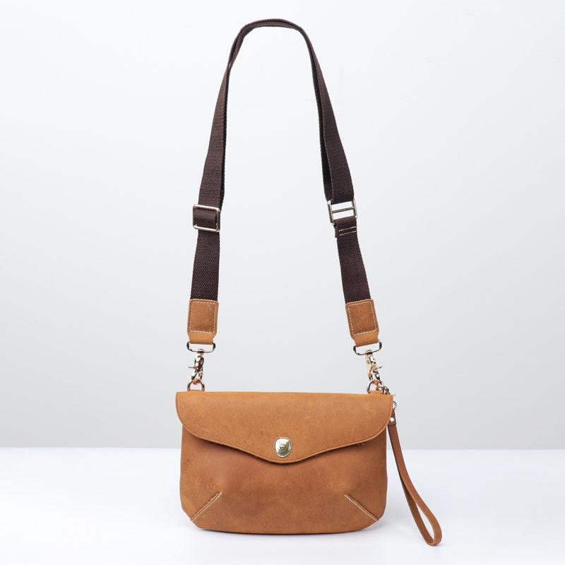 Men's Casual Retro Handmade Cowhide Bag - Trendha