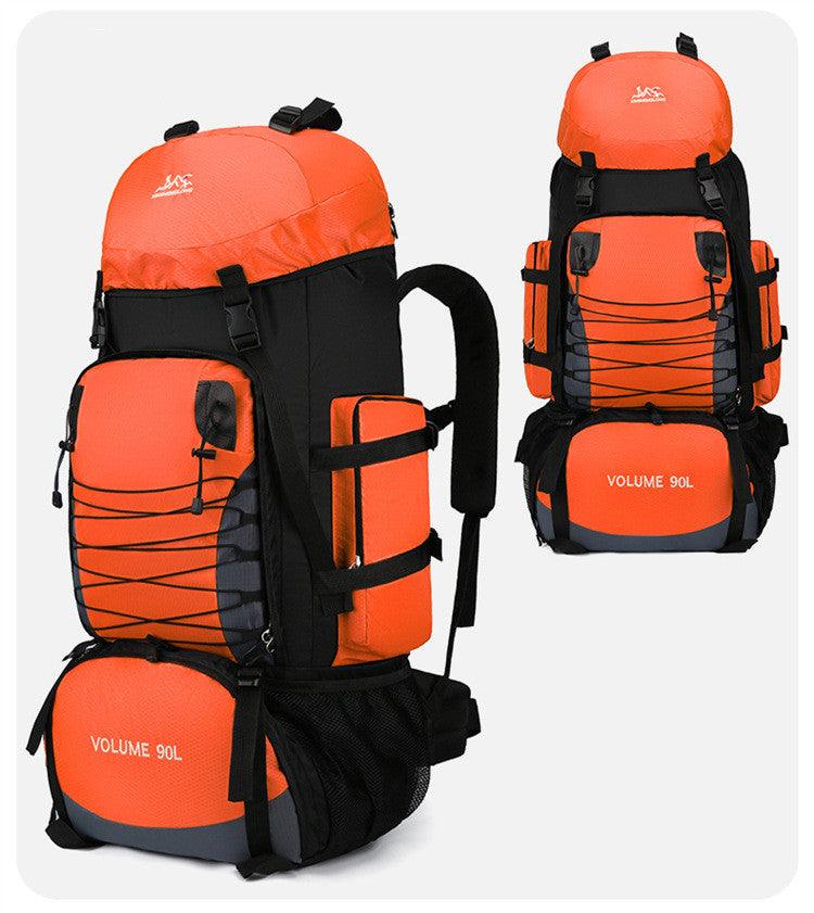 Men's Outdoor Hiking Bag 90L Large Capacity - Trendha