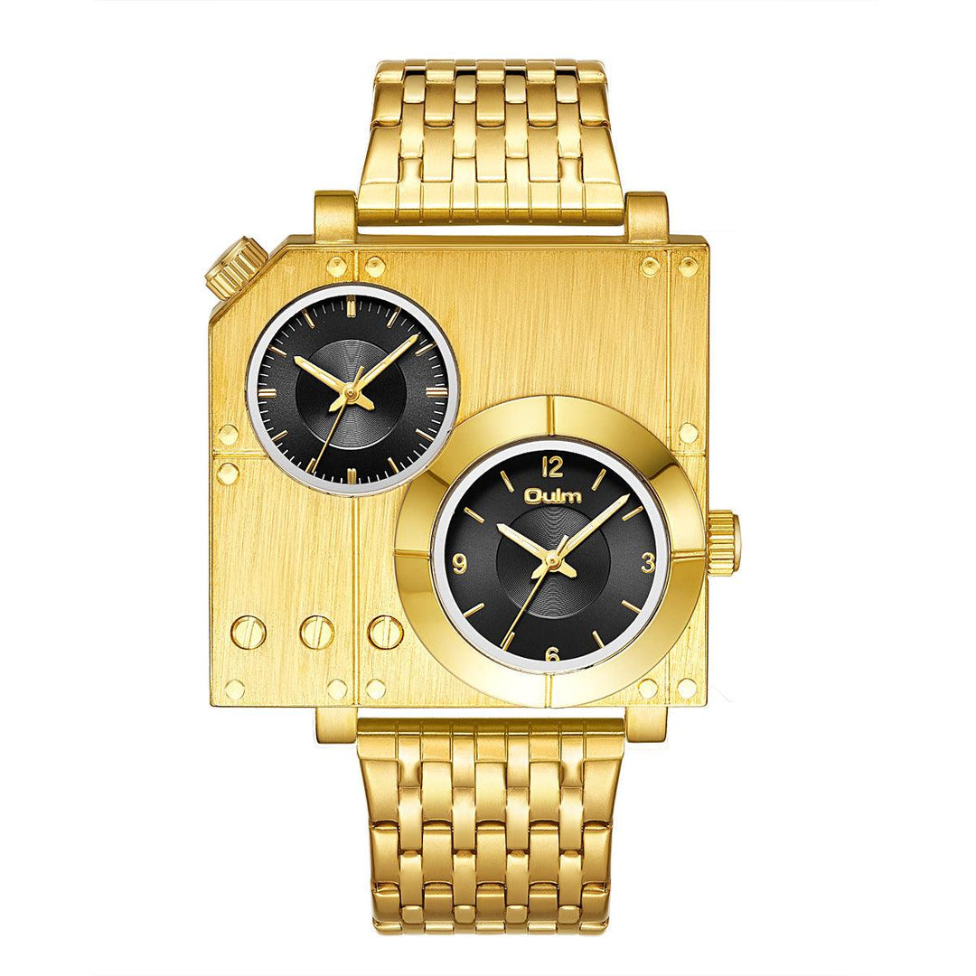 Men's Square Personality Casual Large Dial Watch - Trendha