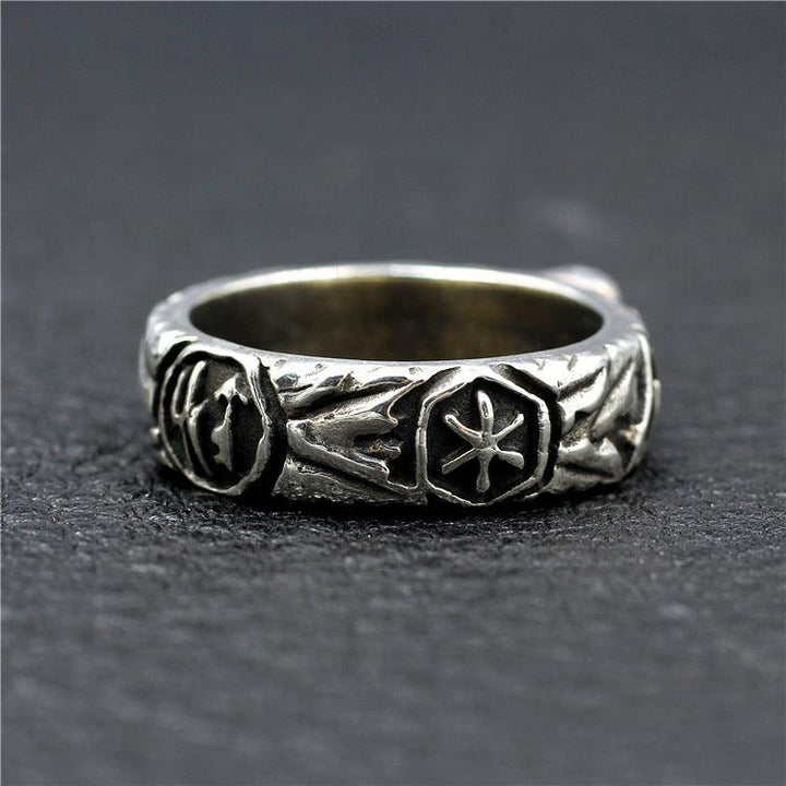 Mens Fashion Simple Sterling Silver Skull Ring - Trendha