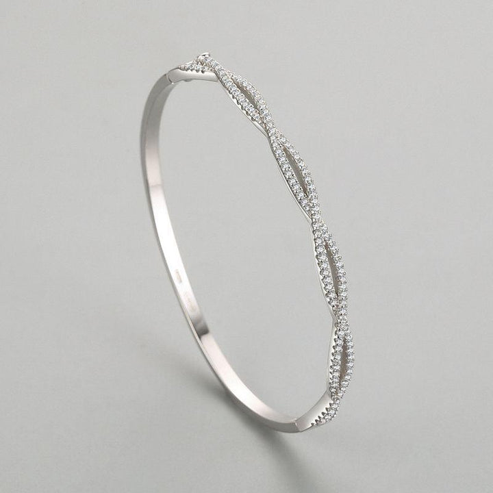 Micro-set Cross Wave Jewelry Bracelet - Trendha