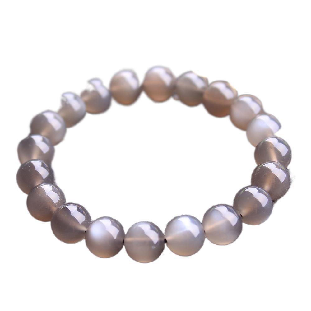 Natural Black Moonlight Single Circle Bracelet - Trendha