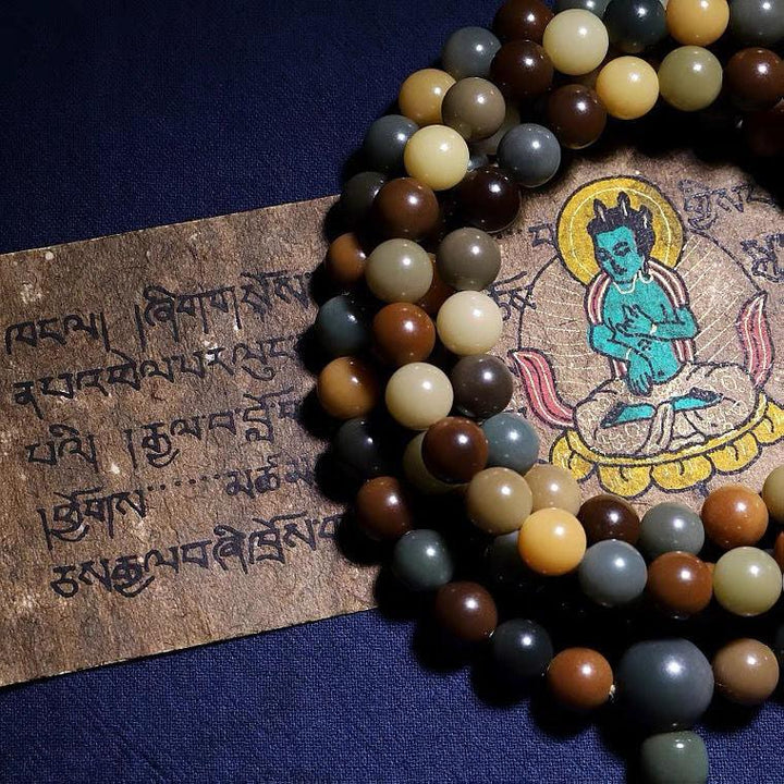 Natural Old Material Bodhi Seed Root Buddha Beads 108 Male - Trendha