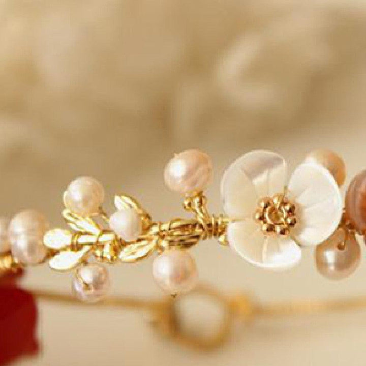 Natural Shell Carved Handmade Bracelet - Trendha