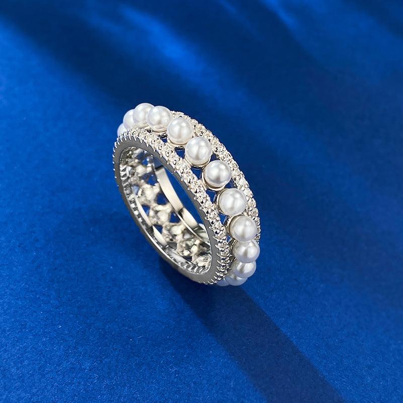 New S925 Silver Elegant Chic Pearl Ring For Women - Trendha