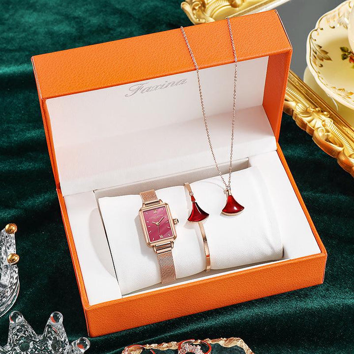 New Small Green Watch Fashion Square Suit Ladies Watch Women - Trendha