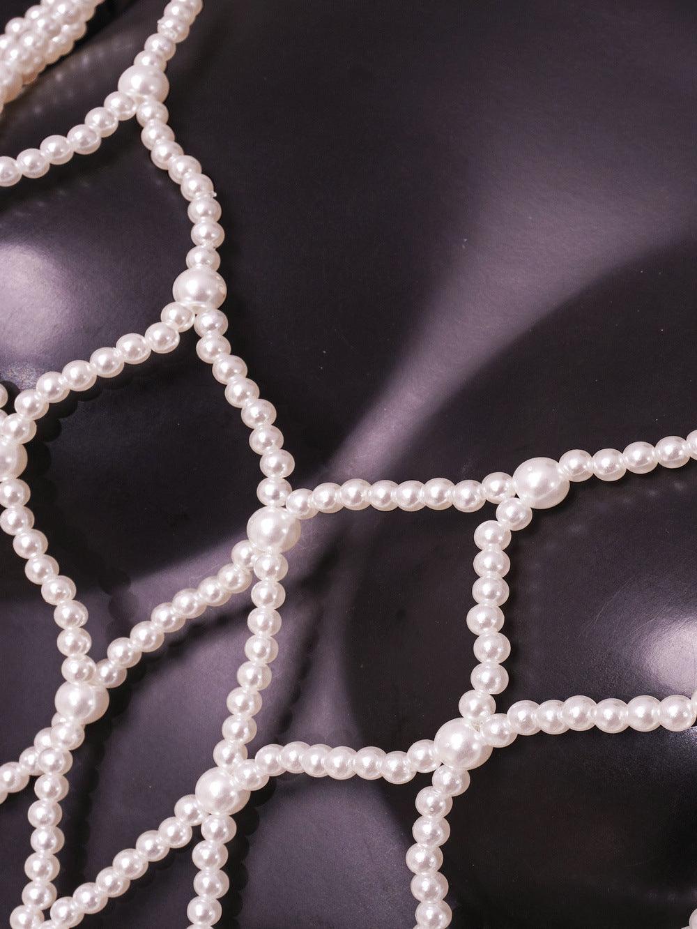 Outdoor All-matching European And American Pearls Camisole - Trendha