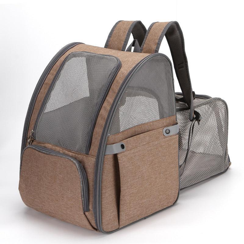 Oxford Cloth Breathable Foldable Pet Backpack - Trendha
