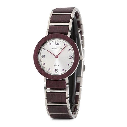 Quartz Wood Watch Waterproof Stainless Steel Casual Watch - Trendha