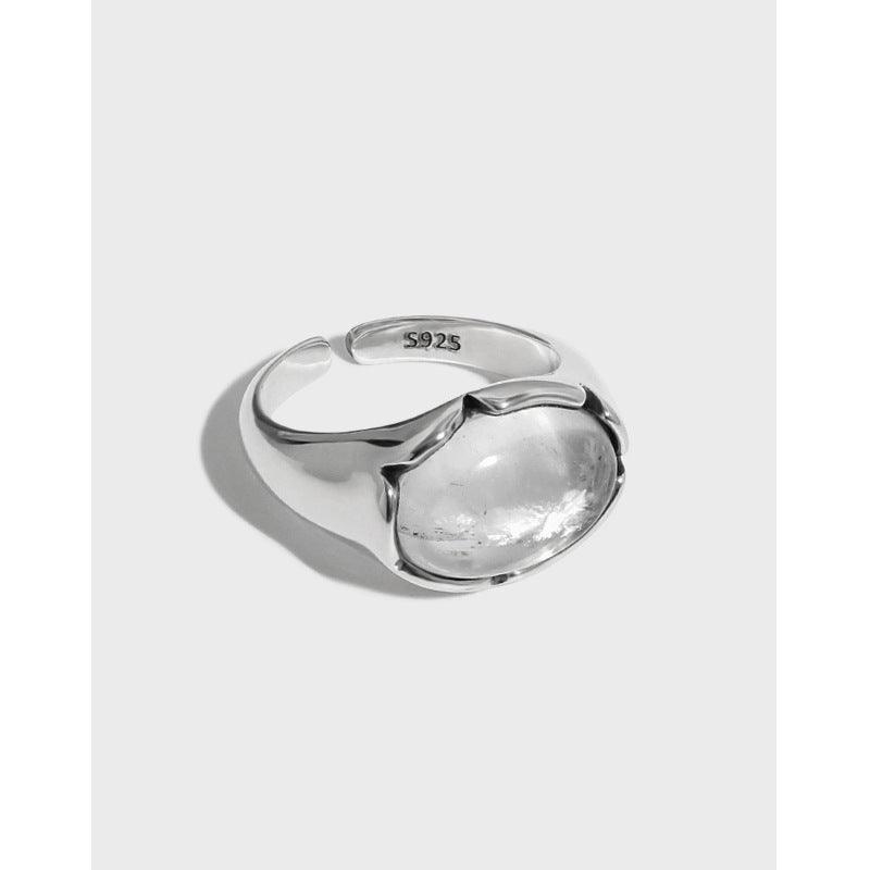 Retro Vintage Micro Set Crystal Ring - Trendha
