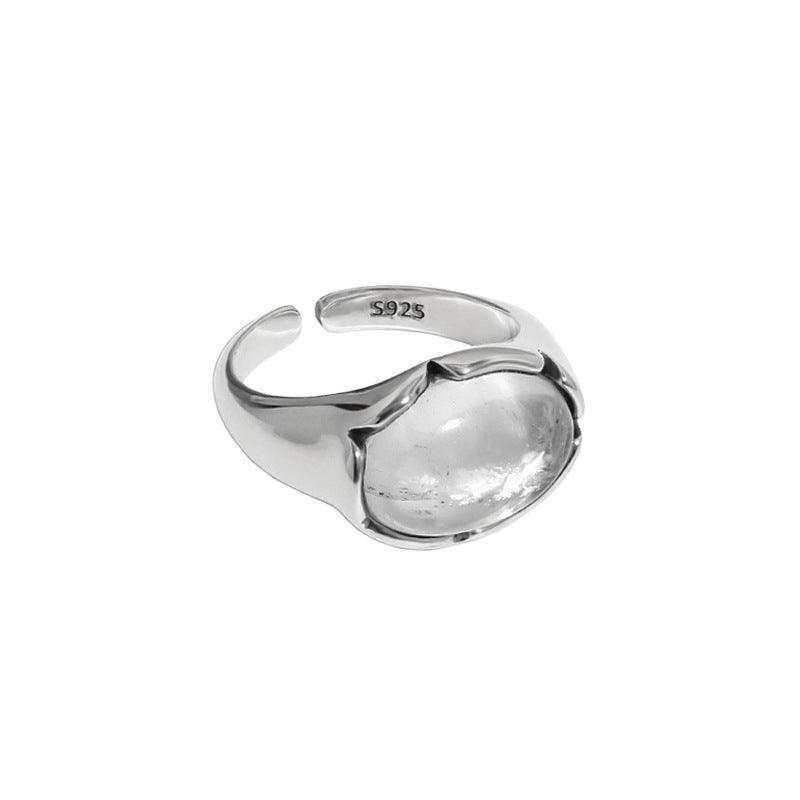 Retro Vintage Micro Set Crystal Ring - Trendha