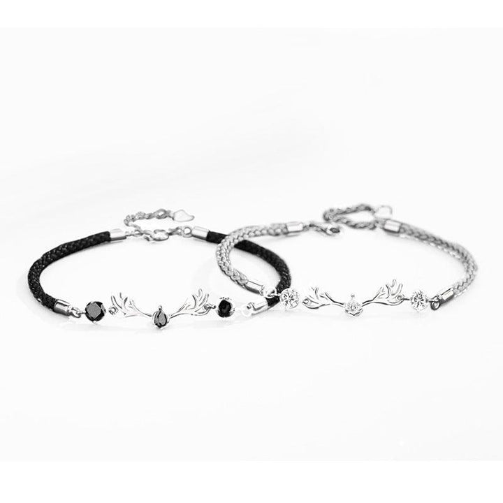 S925 Sterling Silver Deer Has Your Lovers Bracelet - Trendha