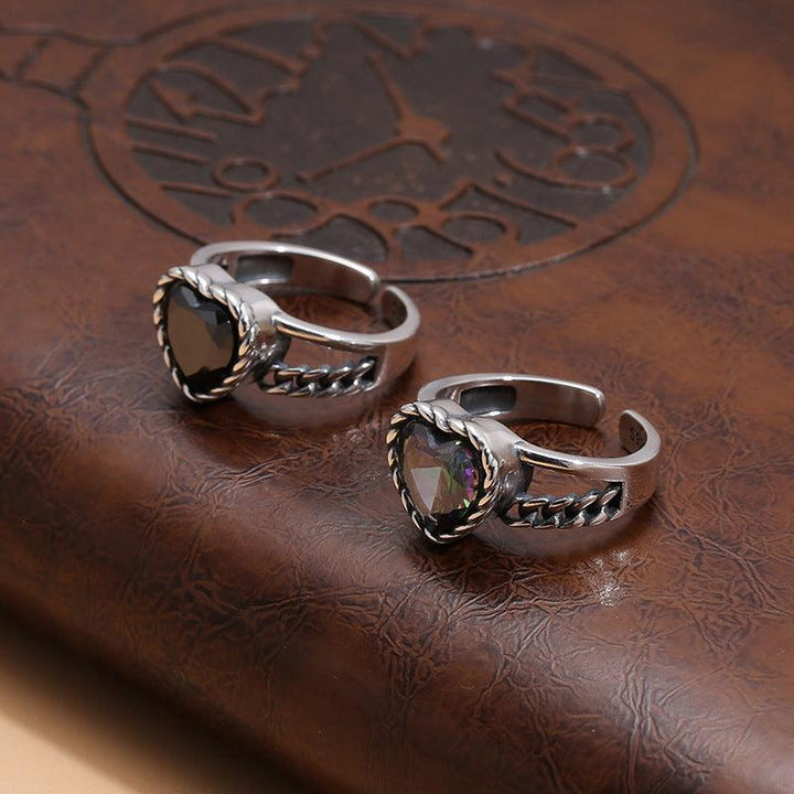 S925 Sterling Silver Retro Ring - Trendha