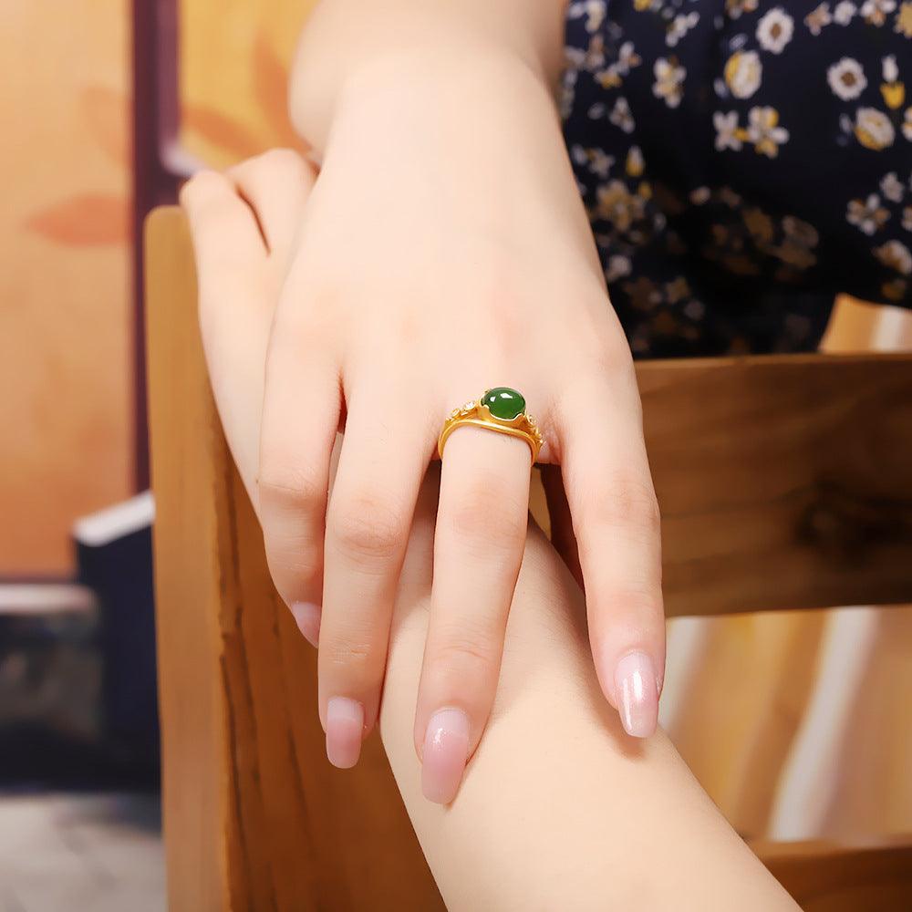 Silver Plated Gold Jewelry Women's Ring - Trendha