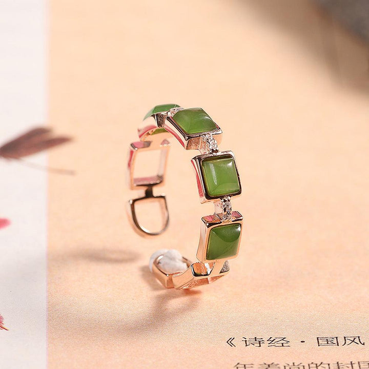 Silver Plated Hand Jewelry Fashion Ladies Wada Ring - Trendha