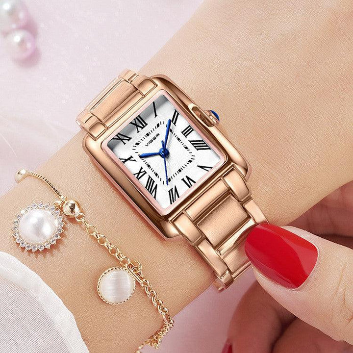 Simple Casual Waterproof Quartz Ladies Watch - Trendha