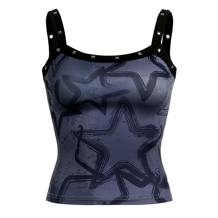 Slim Fit Versatile Slimming Printed Bottoming Camisole - Trendha