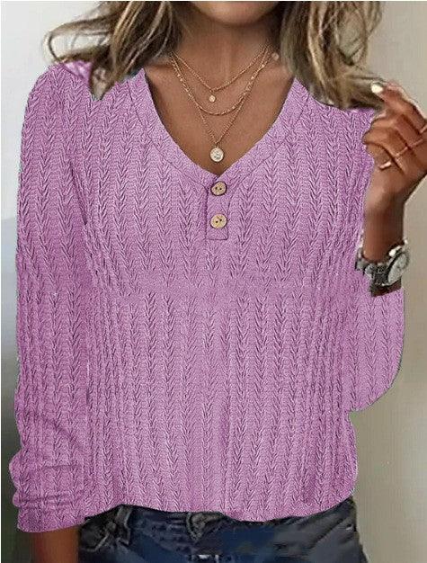 Stitching Printing Multi-color Women's T-shirt - Trendha