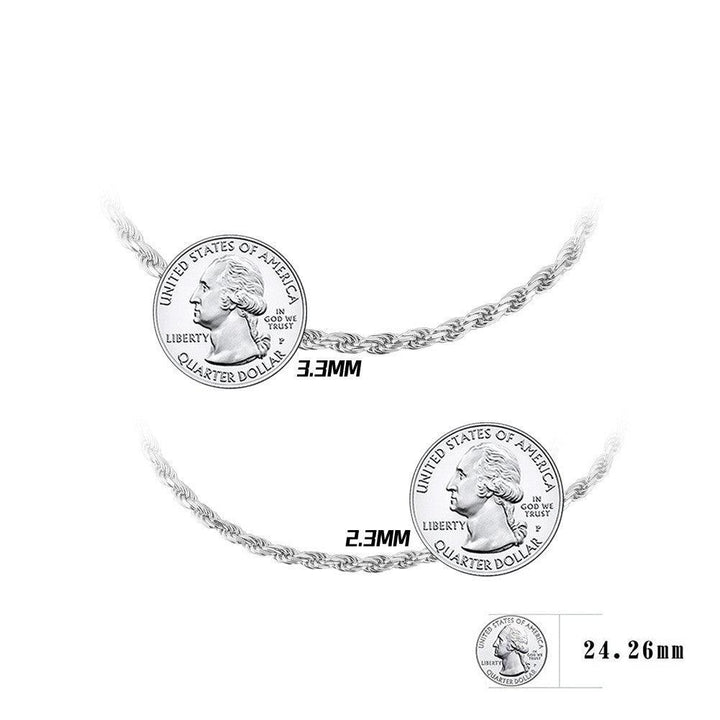 Women's Fashion Braided Twist Car Twist Rope Chain - Trendha