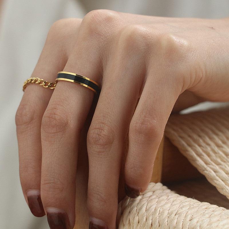 Women's Fashion Gold-plated Vintage Temperament Ring - Trendha