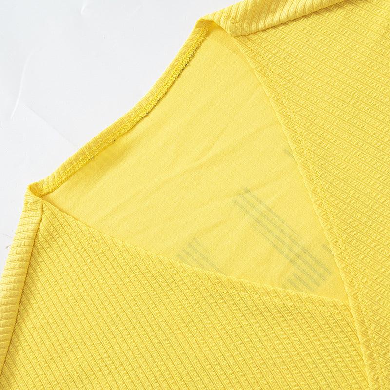 Women's Fashionable Letter Printed Round Neck Long Sleeve T-shirt - Trendha