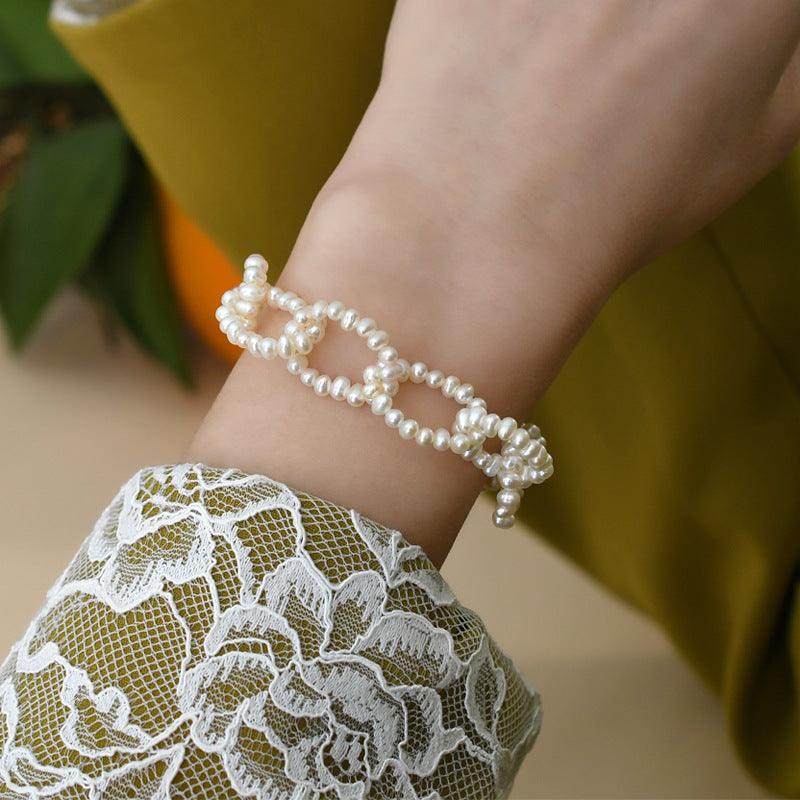 Women's Natural Freshwater Pearl Bracelet - Trendha