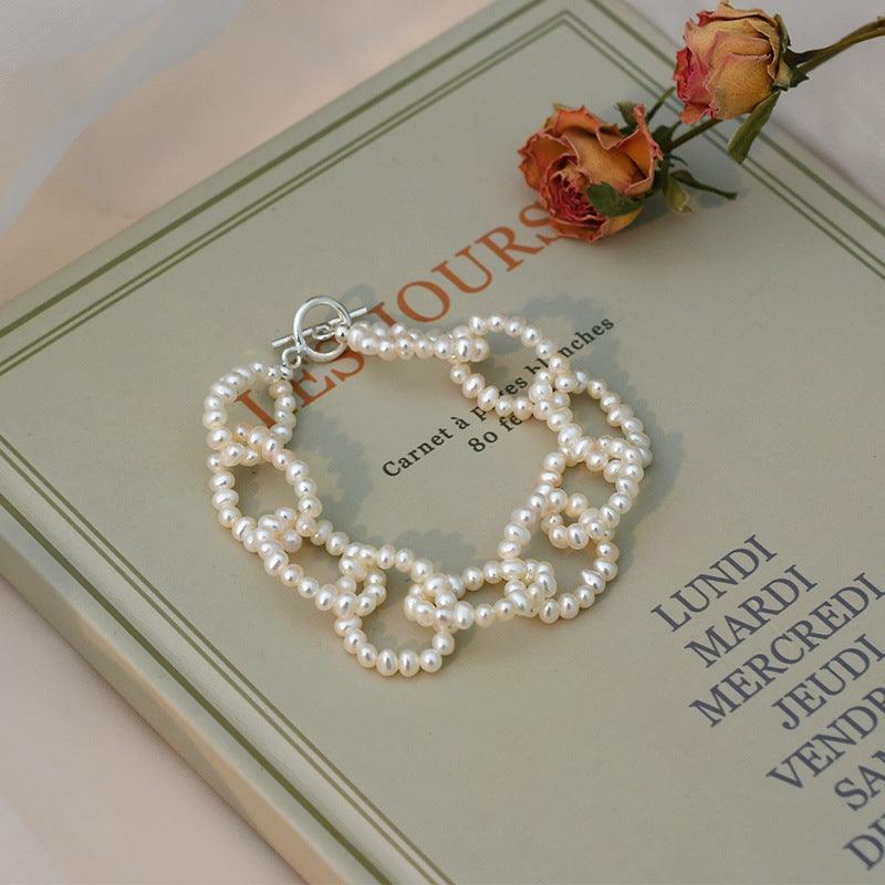 Women's Natural Freshwater Pearl Bracelet - Trendha