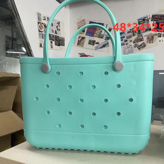 EVA Portable Waterproof Beach Tote Bag Big Handbag For The Beach Sports Travel Bags - Trendha