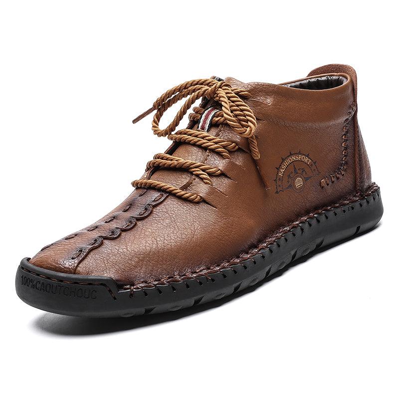 British lazy soft winter men's sports style cotton shoes - Trendha