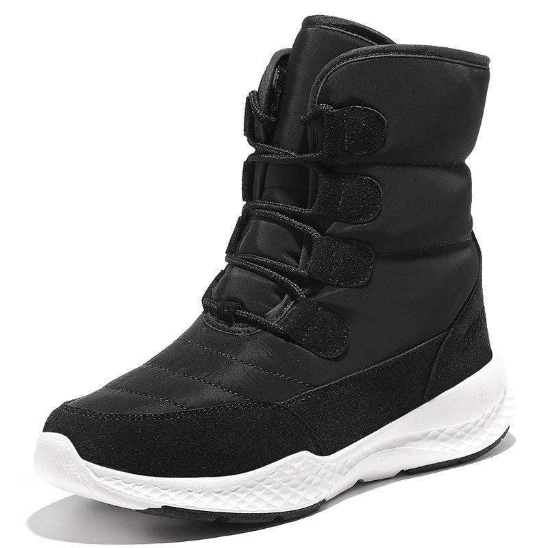 High-top plus velvet snow boots - Trendha