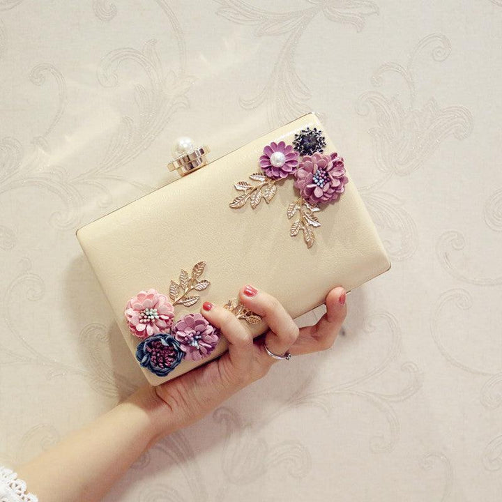 Women's Shoulder Pearl Clutch - Trendha