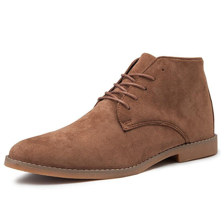 Trendy Men's Boots | British Style Pointed Toe Leather Boots for Men - Trendha