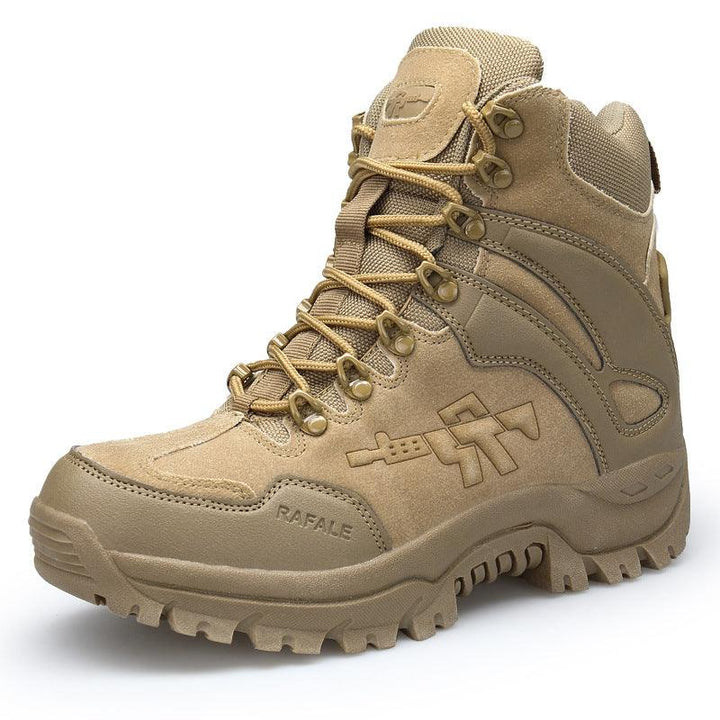 Large Size High Top Outdoor CombatOutdoor Boots Camping Desert Boots - Trendha